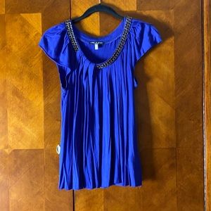 Women’s cable and gauge top size PL purple